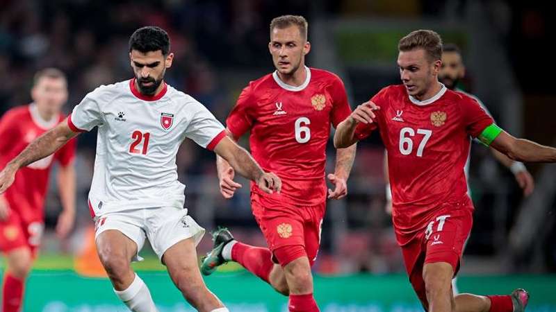 مباراة الأردن ضد روسيا