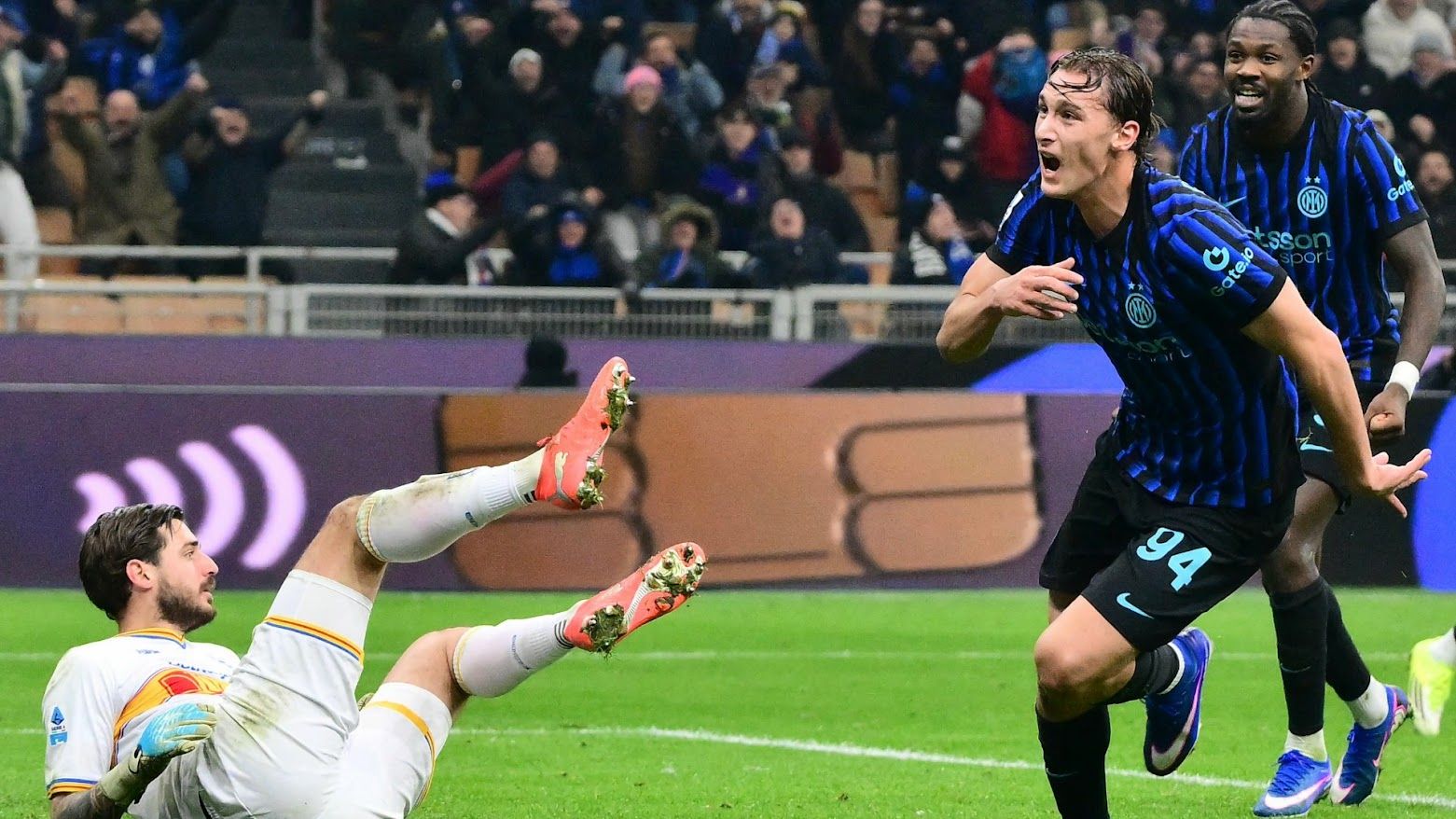 Inter Lecce Pio Esposito Thuram