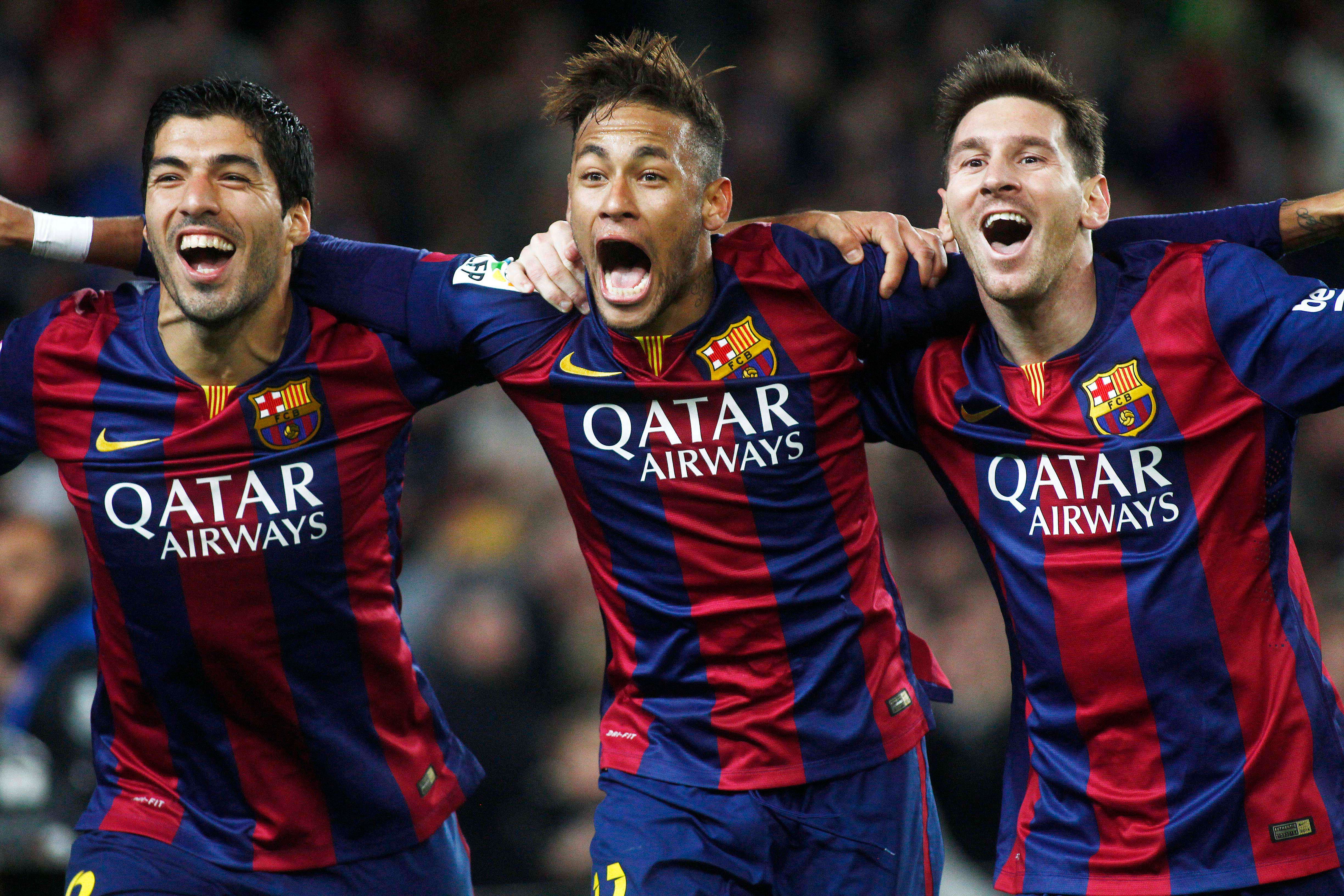 Luis Suarez Neymar Lionel Messi