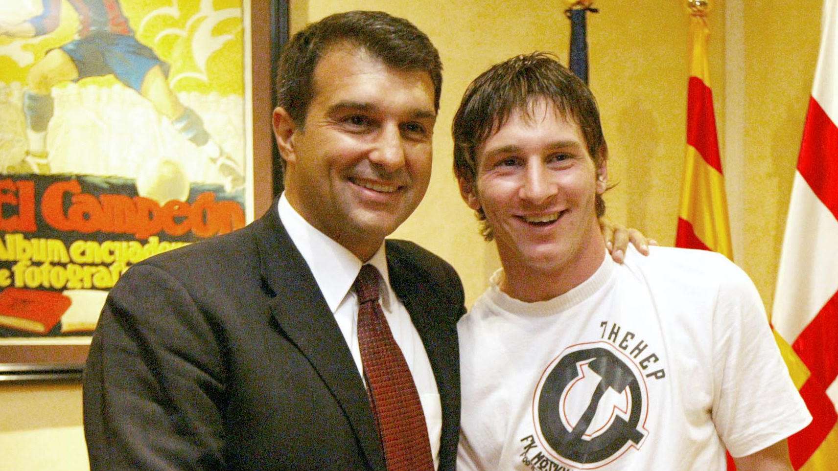 Joan Laporta Messi