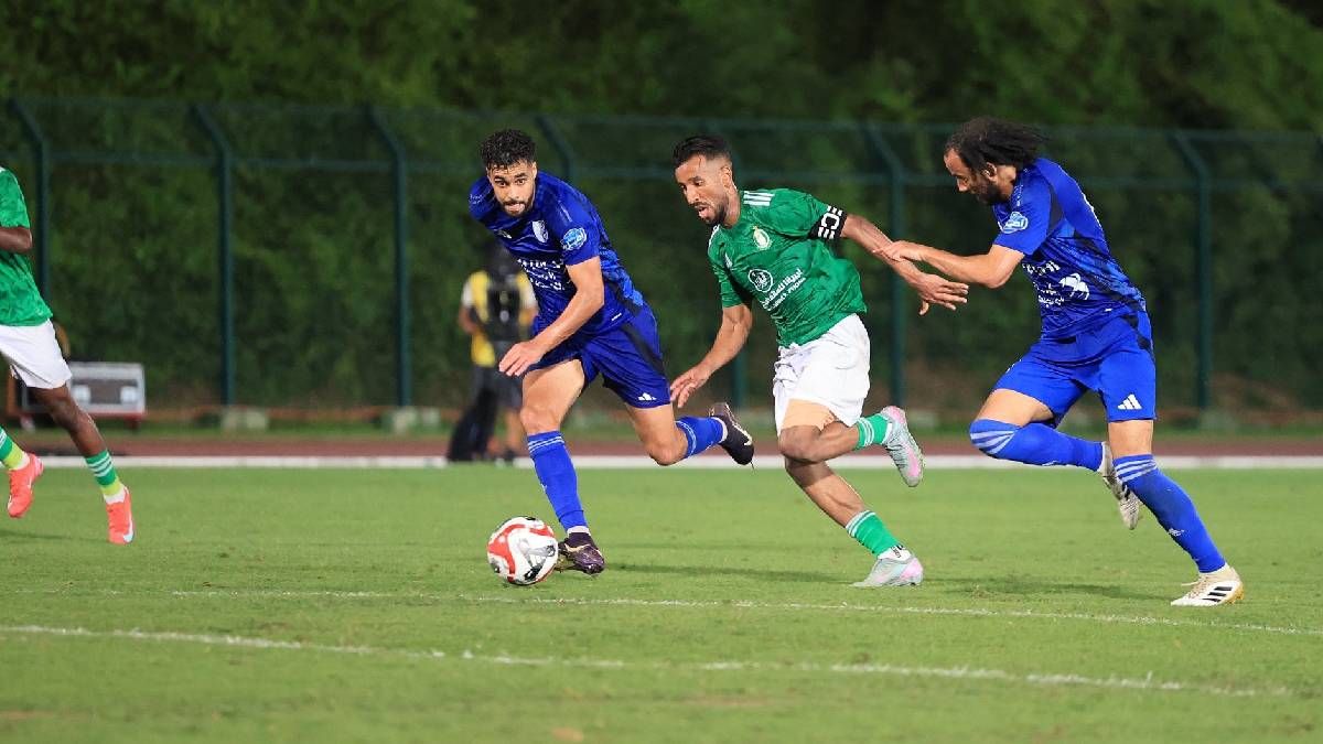 حمدو الهوني في مباراة الأهلي طرابلس ضد الهلال