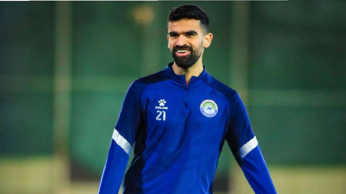 نزار الرشدان لاعب الزوراء العراقي
