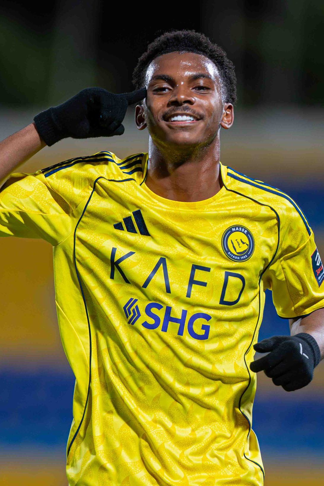 سعد حقوي لاعب فريق النصر تحت 21 عامًا