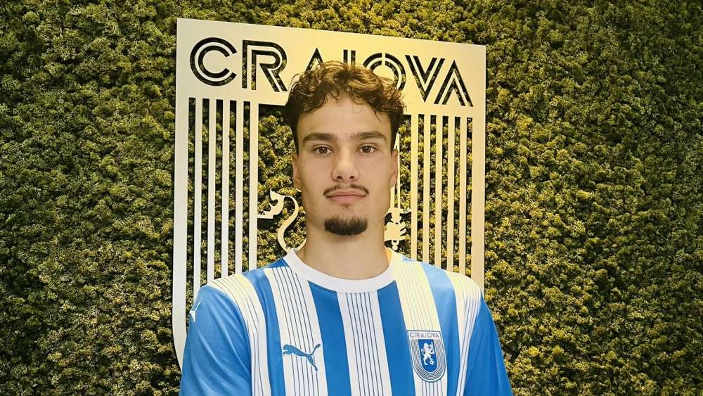 أسد الحملاوي لاعب فريق كرايوفا الروماني