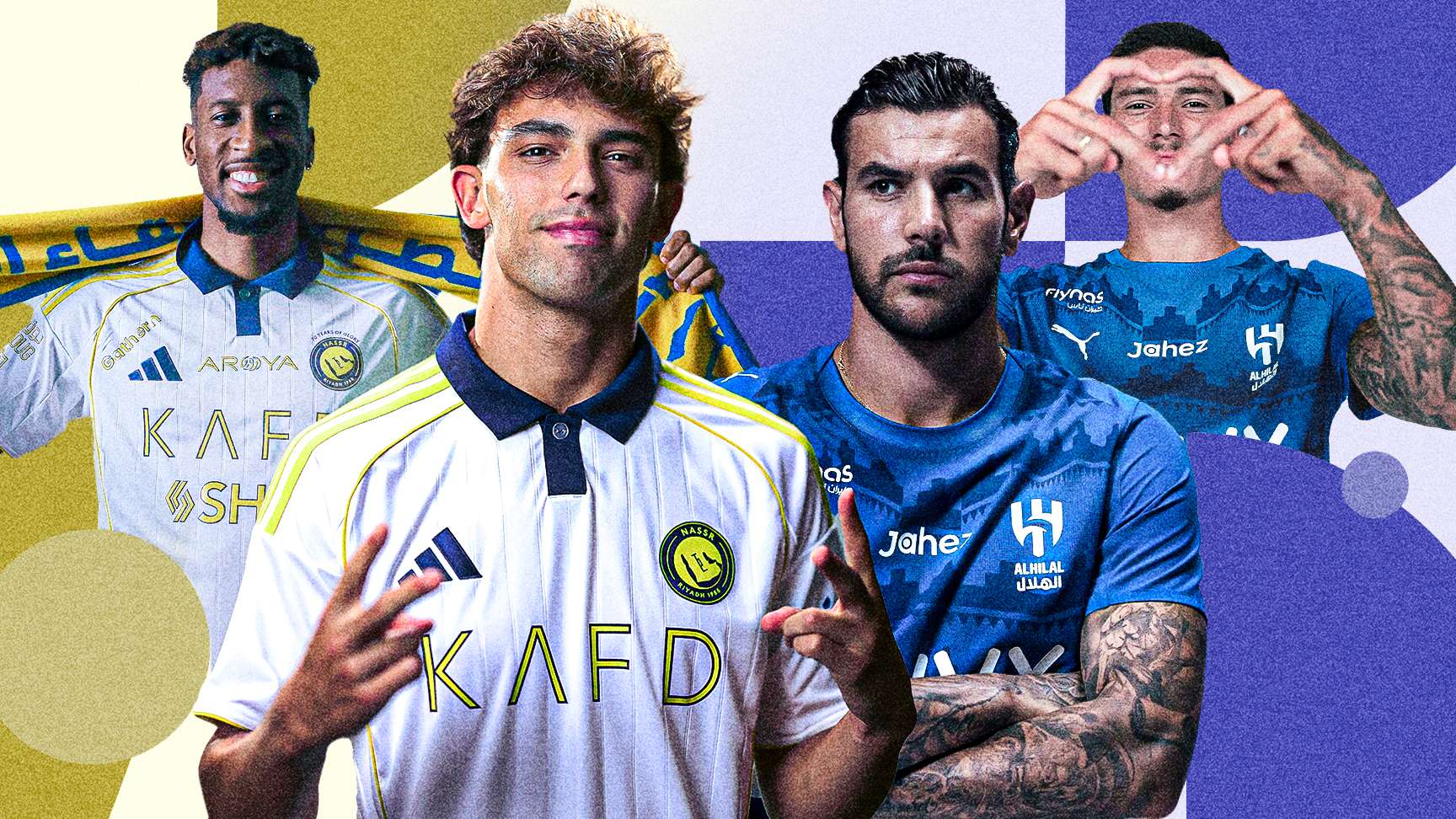 Felix and Theo Hernandez and Nunez and Kingsley Coman