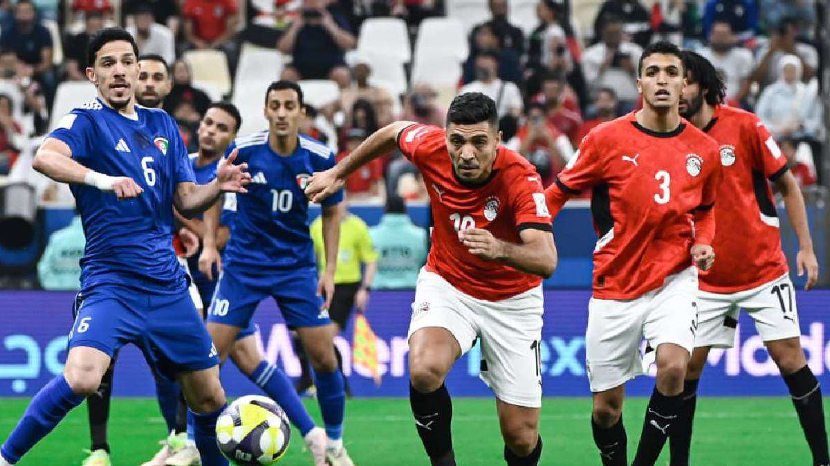 مباراة مصر والكويت في كأس العرب