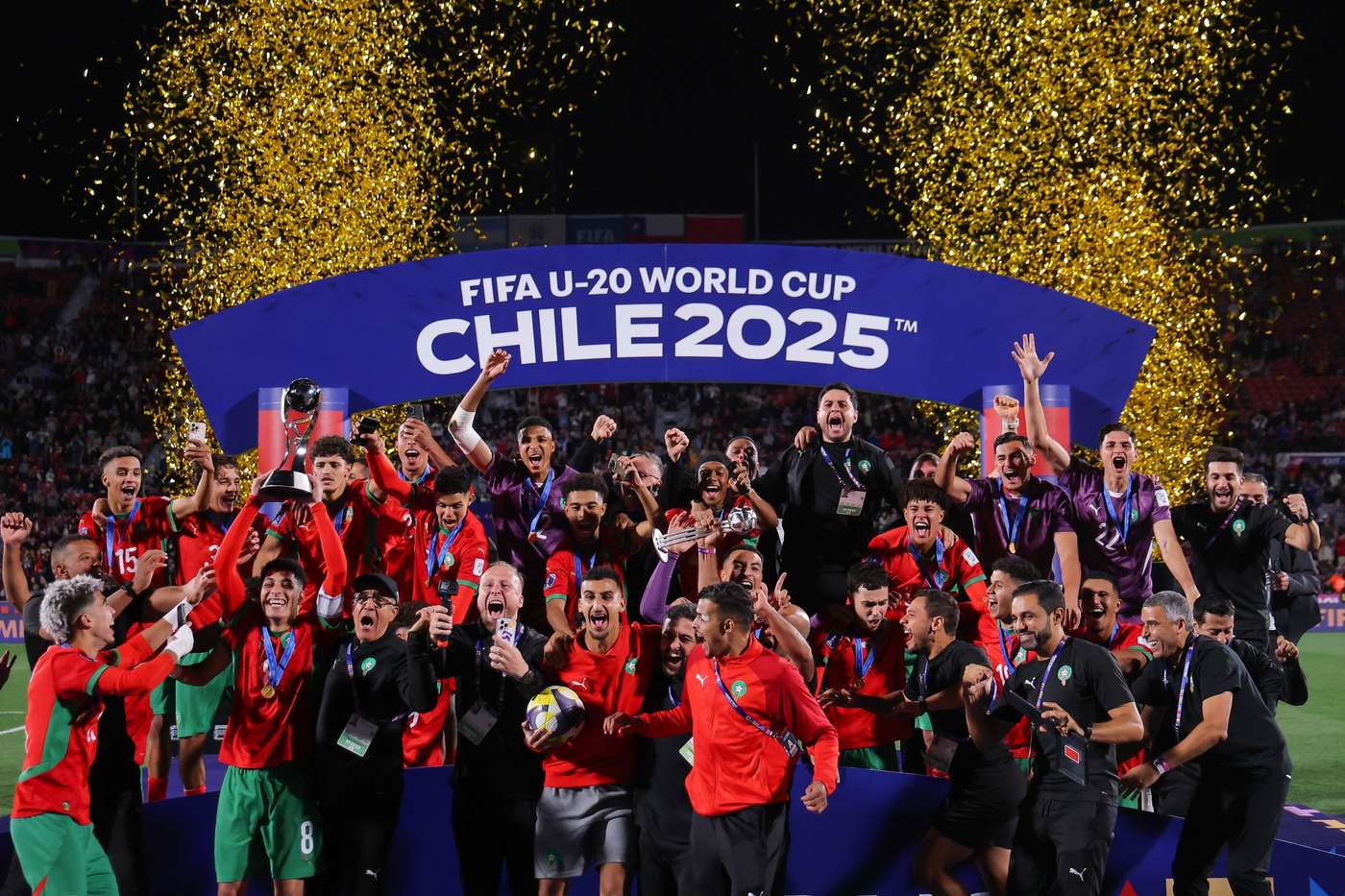 Marruecos vence a Argentina en la final del Mundial Sub-20 en Chile