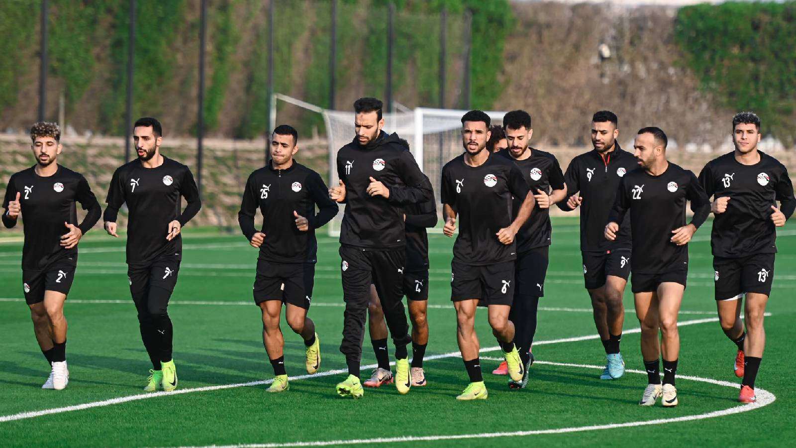 تدريبات منتخب مصر المشارك في كأس العرب