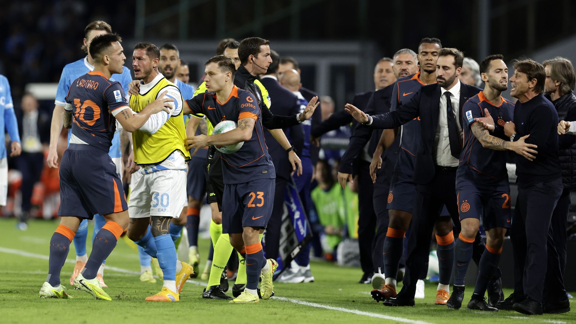 Lautaro Martinez Conte Napoli Inter