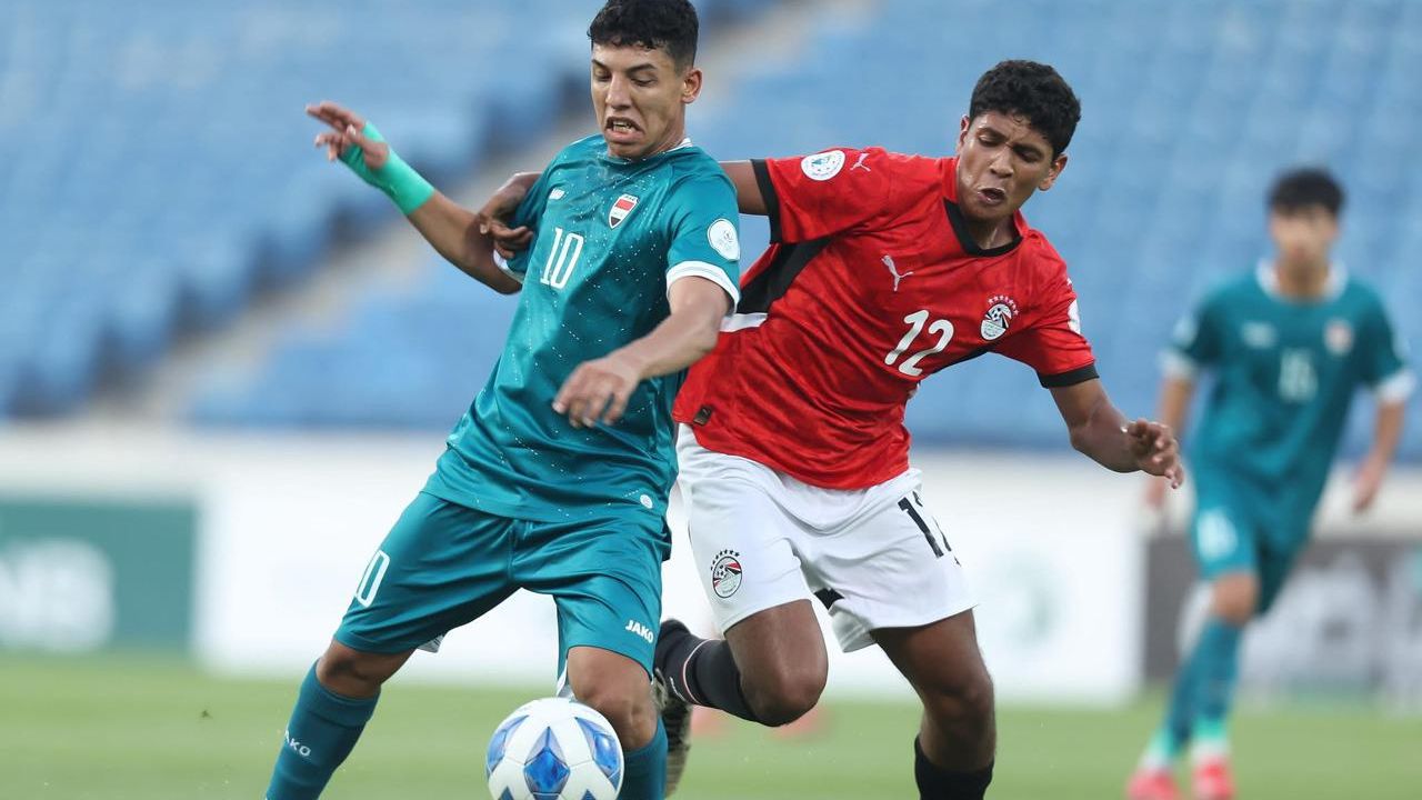 مباراة العراق ومصر في كأس الخليج للشباب