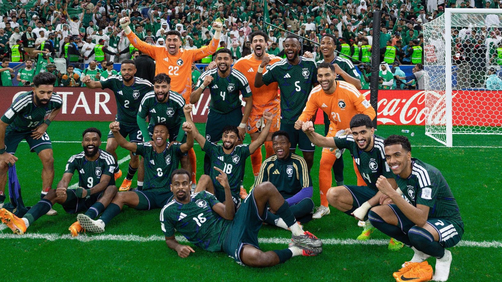 Foto de Palestina vs Arabia Saudita Copa Árabe en un encuentro