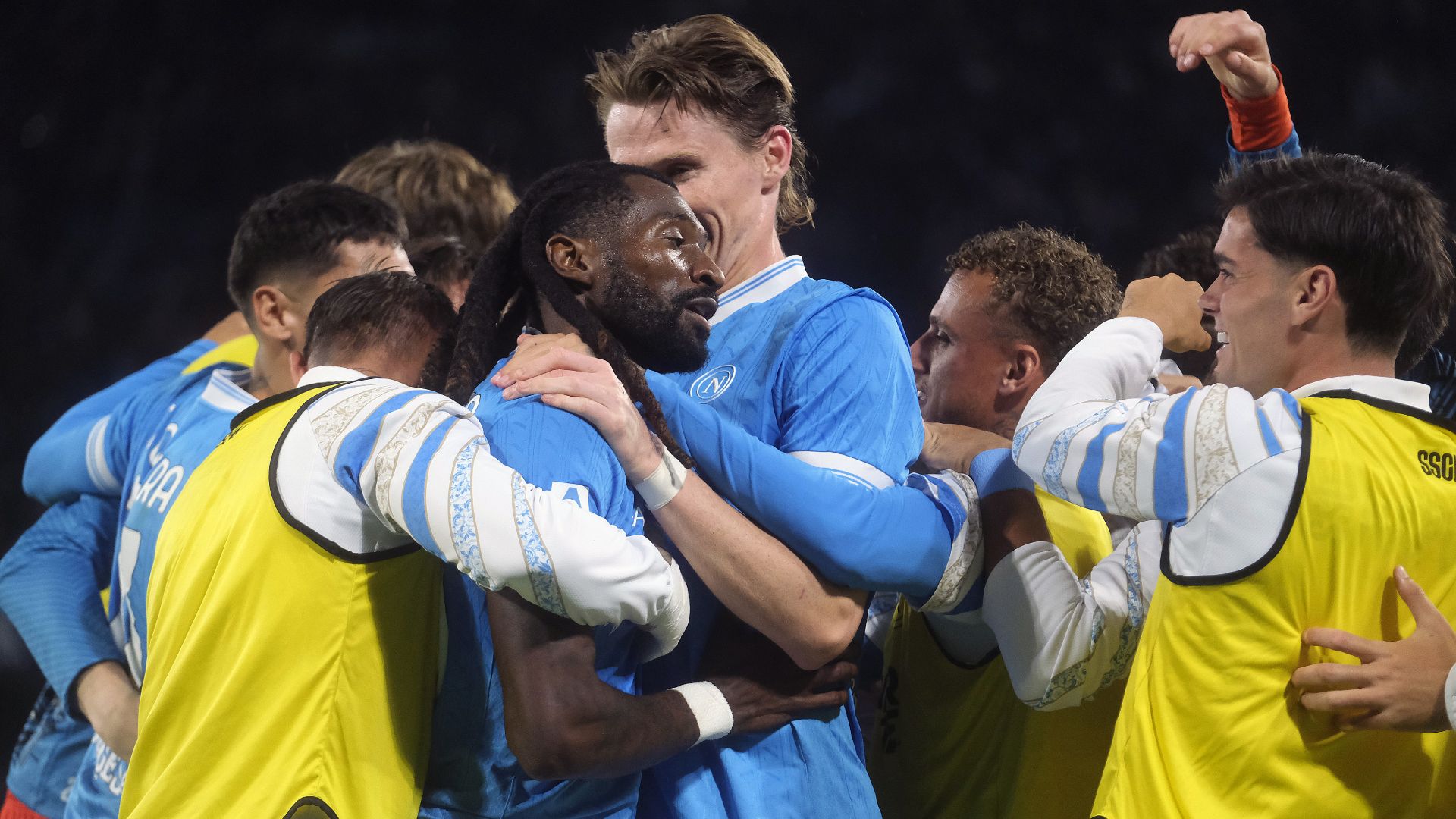 Napoli-Inter 3-1 al Maradona, immagini Getty (Napoli trionfa)