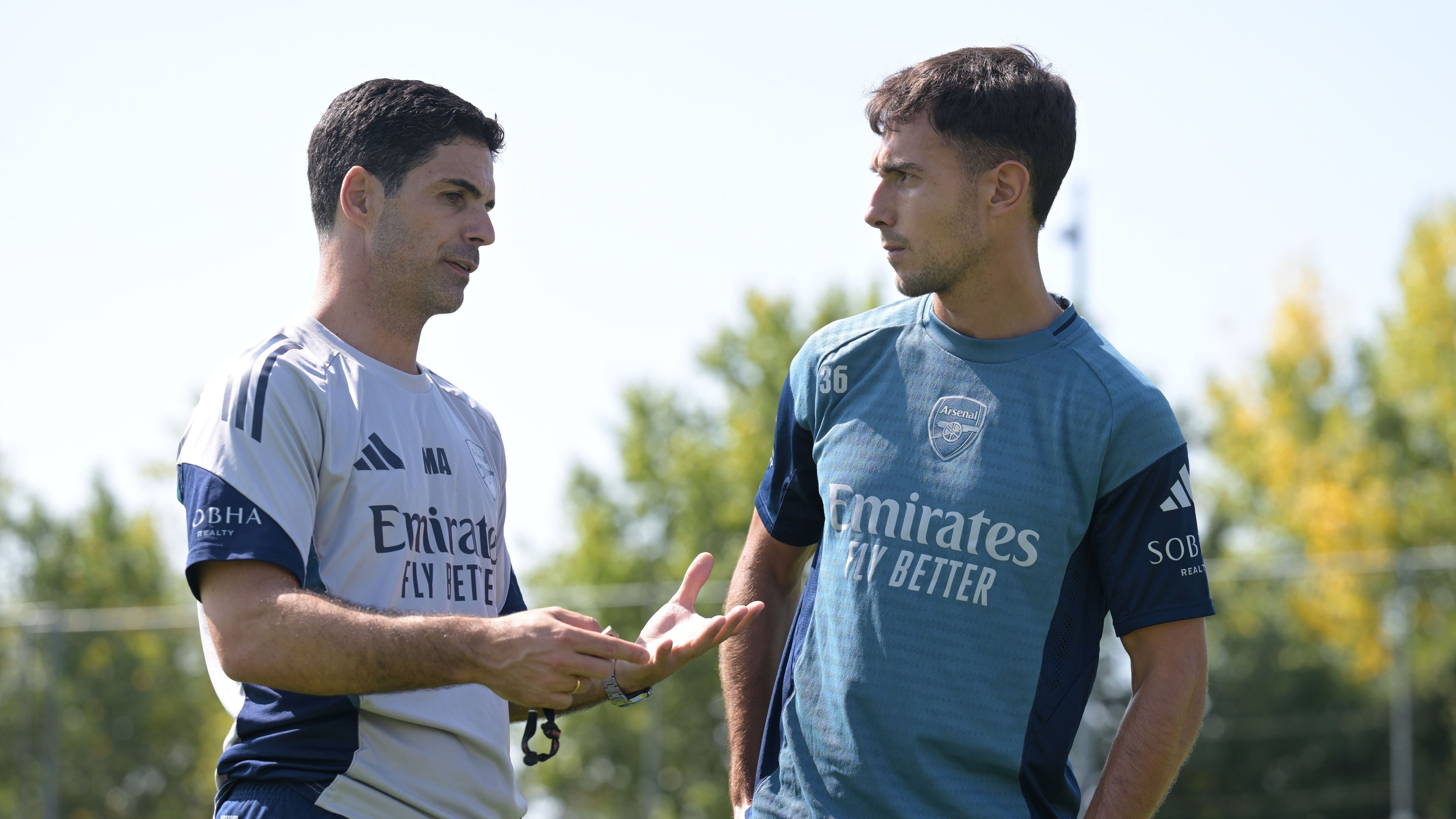 Mikel Arteta Martin Zubimendi