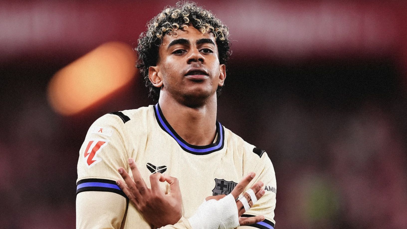 بالفيديو: نجم برشلونة يقلد احتفال يامال
