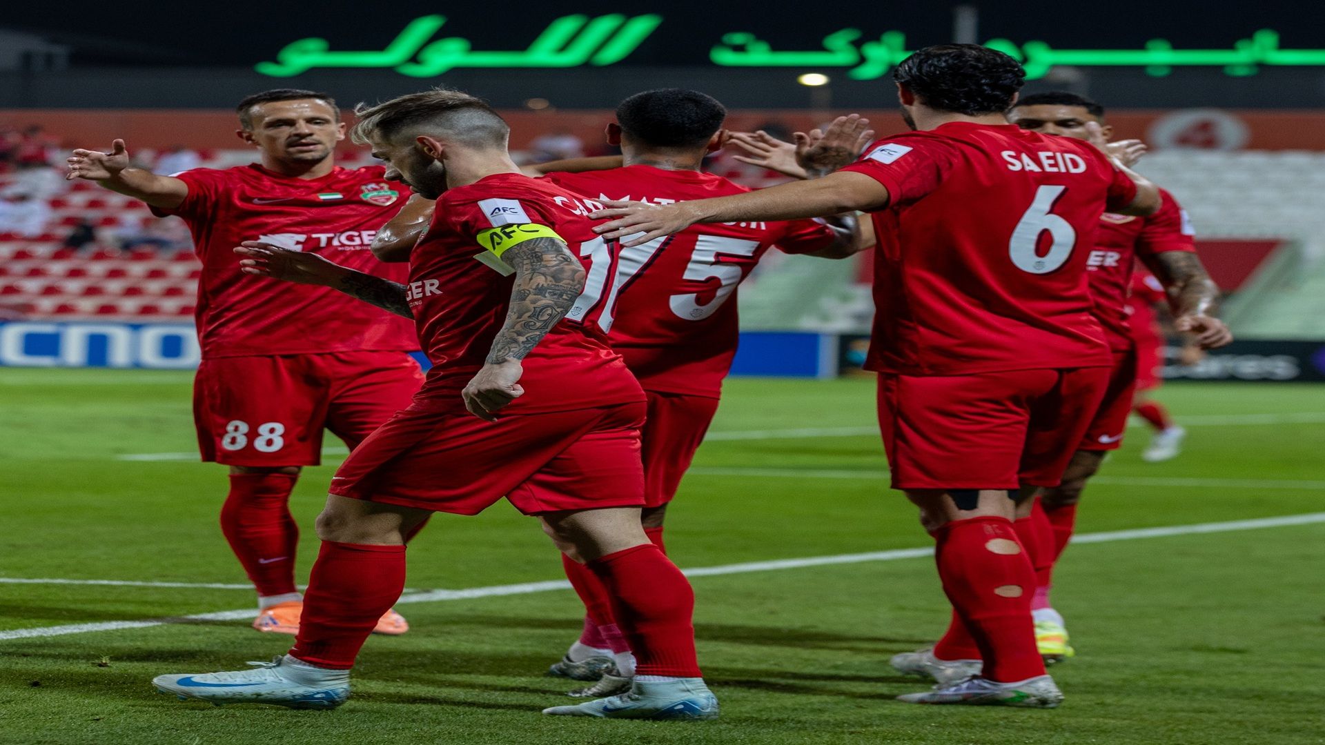 迪拜之夜，沙巴阿赫利迪拜对阵纳萨夫卡尔希，亚洲冠军联赛精英组西区比赛回顾