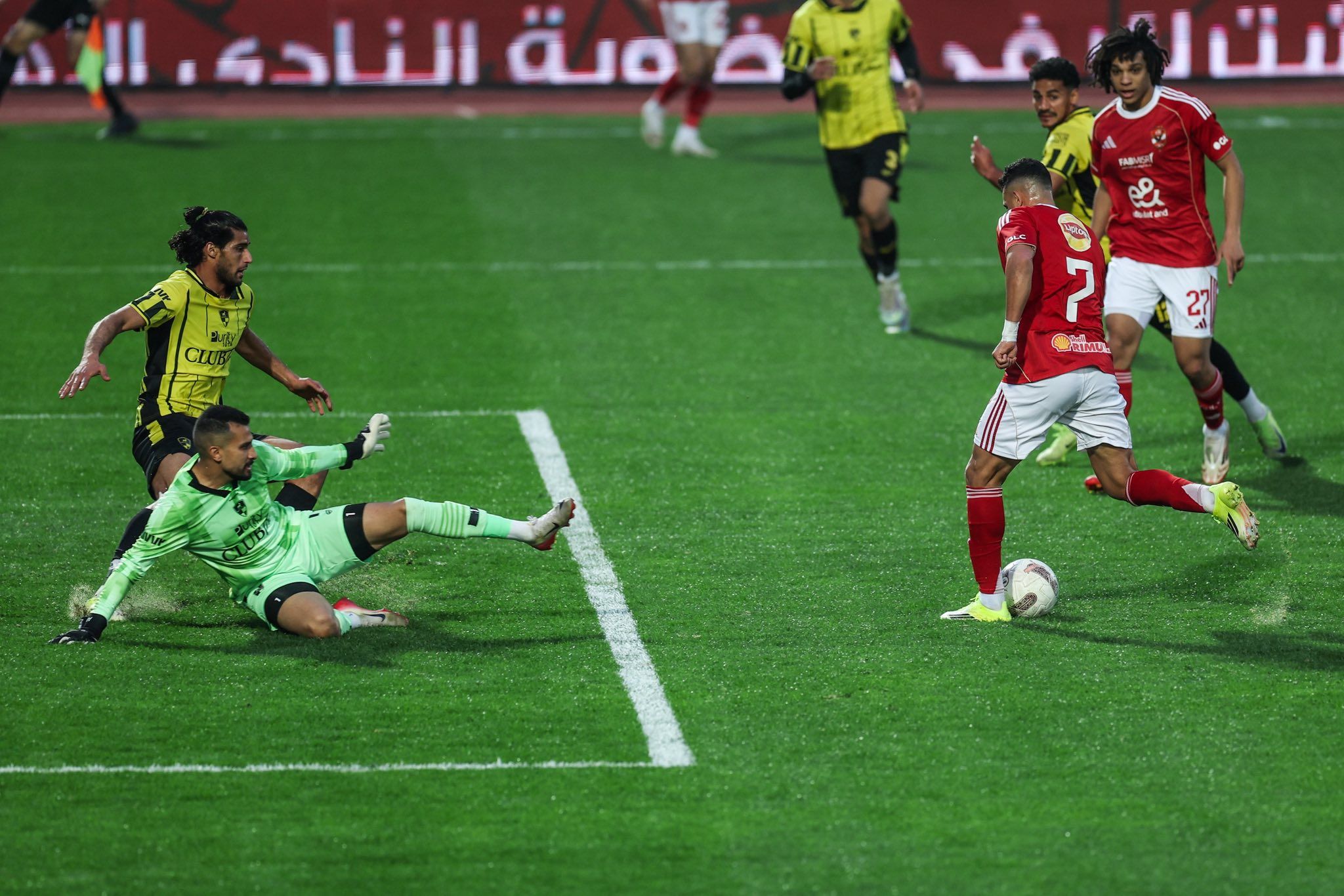 مباراة الأهلي ووادي دجلة في الدوري المصري