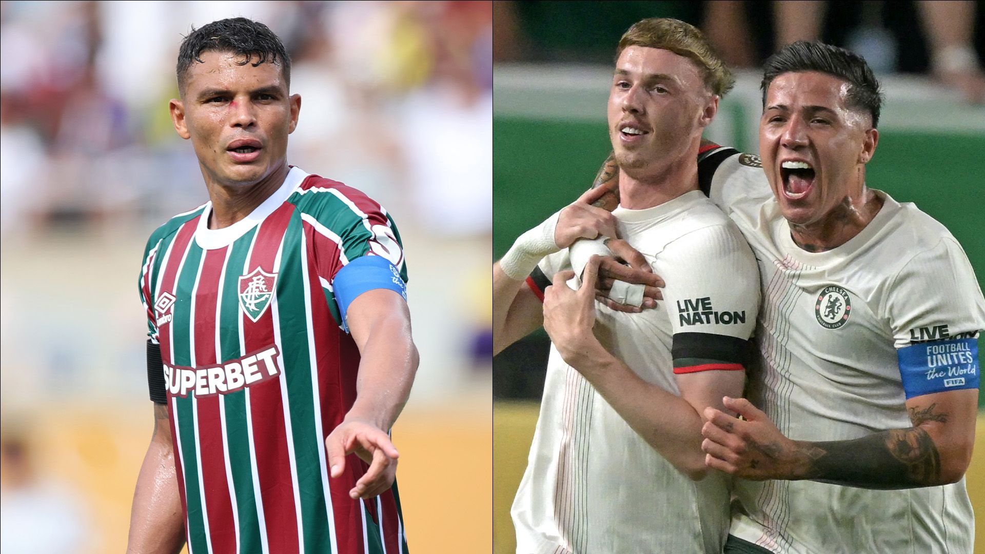 Thiago Silva Fluminense Cole Palmer Enzo Fernandez Chelsea