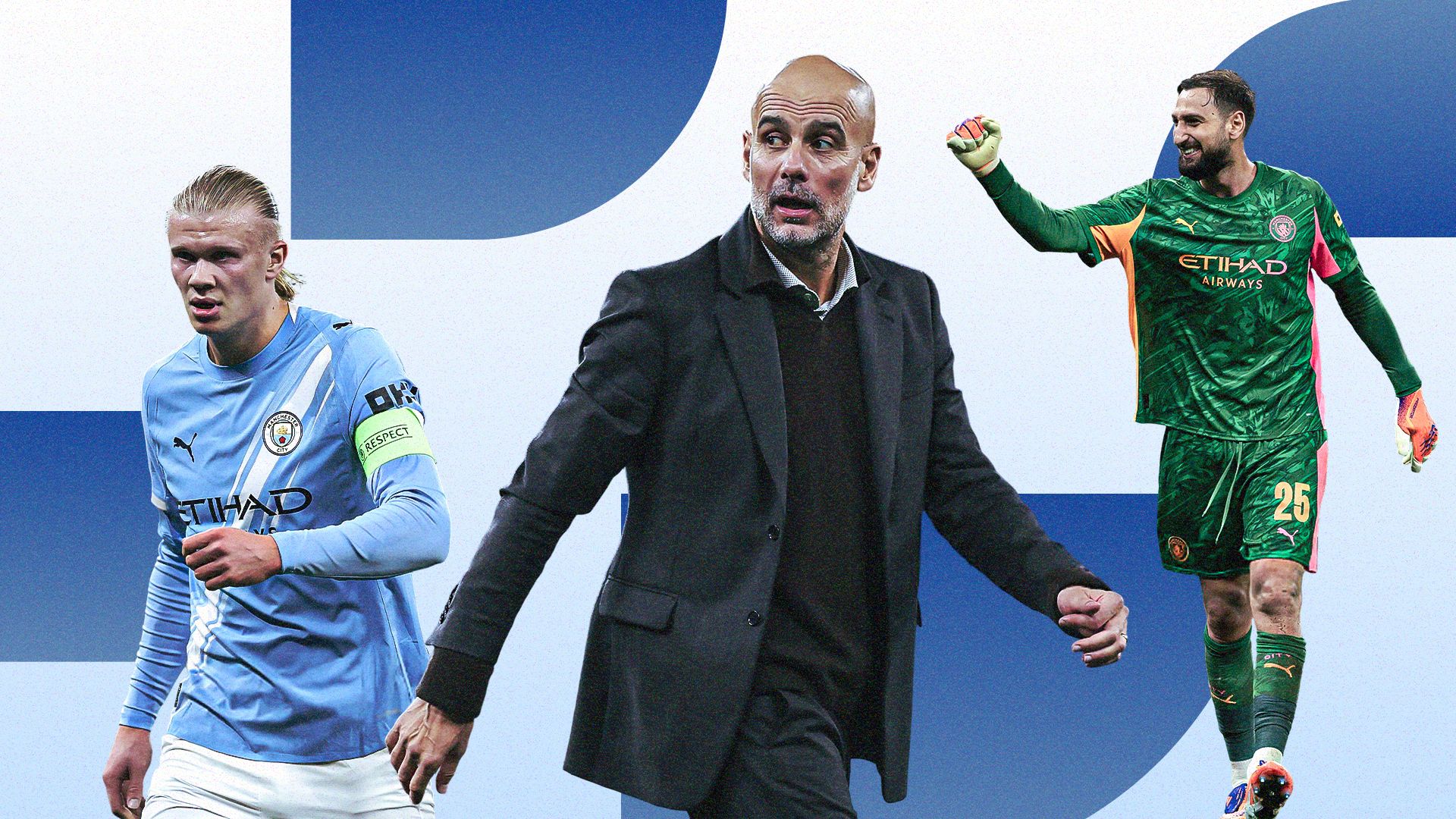 جوارديولا وهالاند ودوناروما