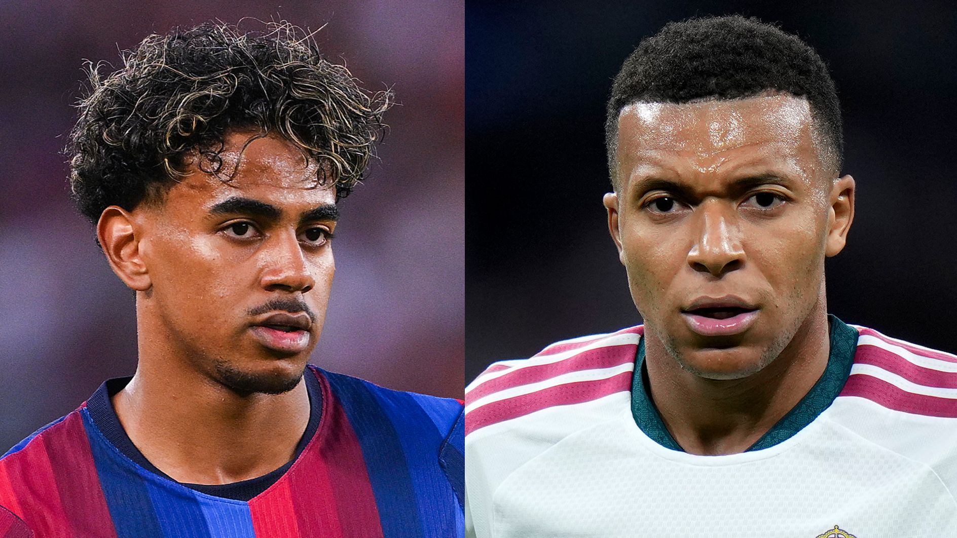 el clasico Kylian Mbappe  Lamine Yamal 
