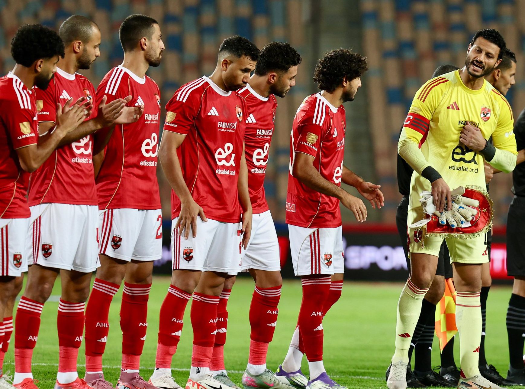 لاعبو الأهلي المصري