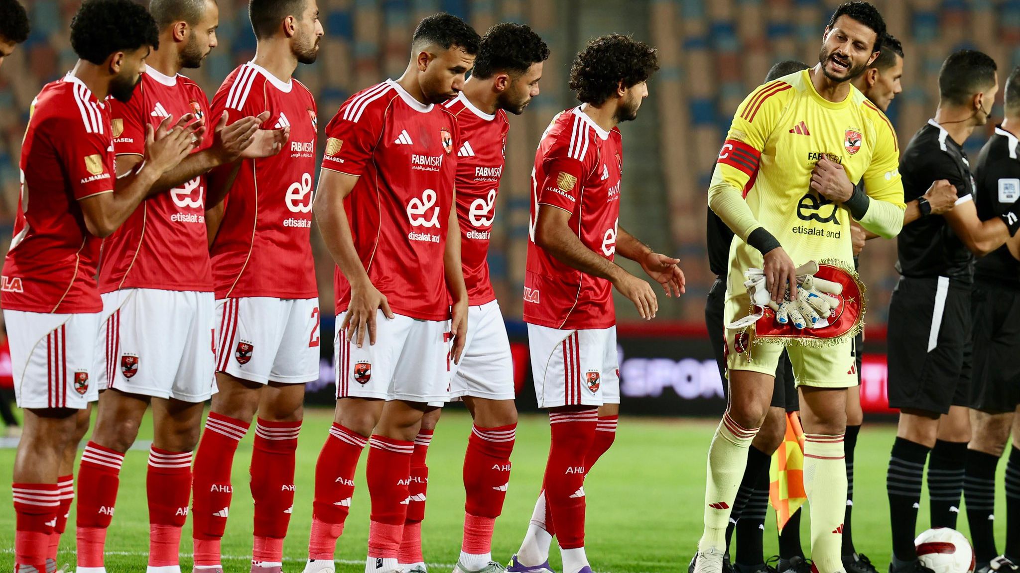 لاعبو الأهلي المصري