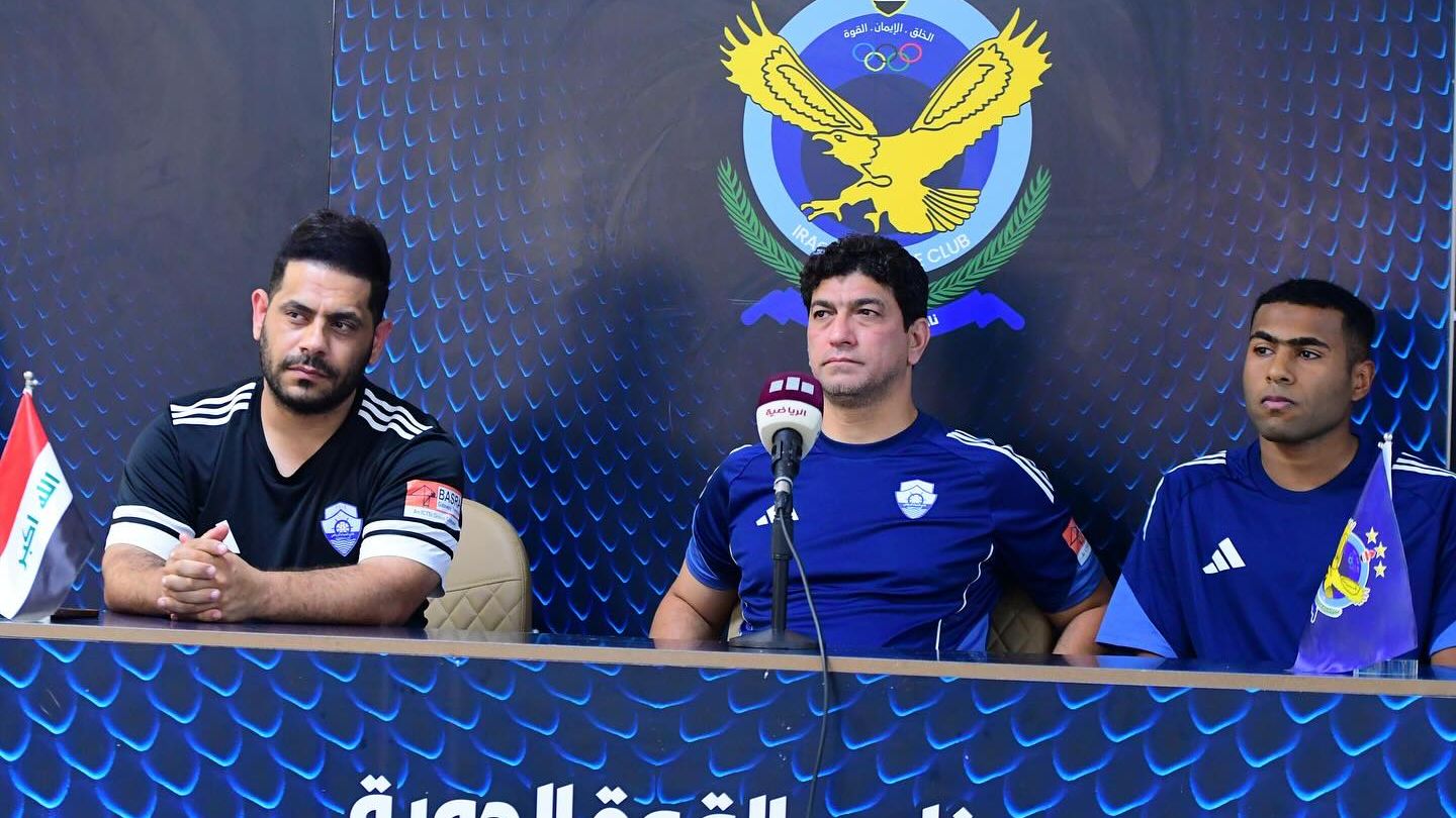 المؤتمر الصحفي لمدرب الميناء لؤي صلاح