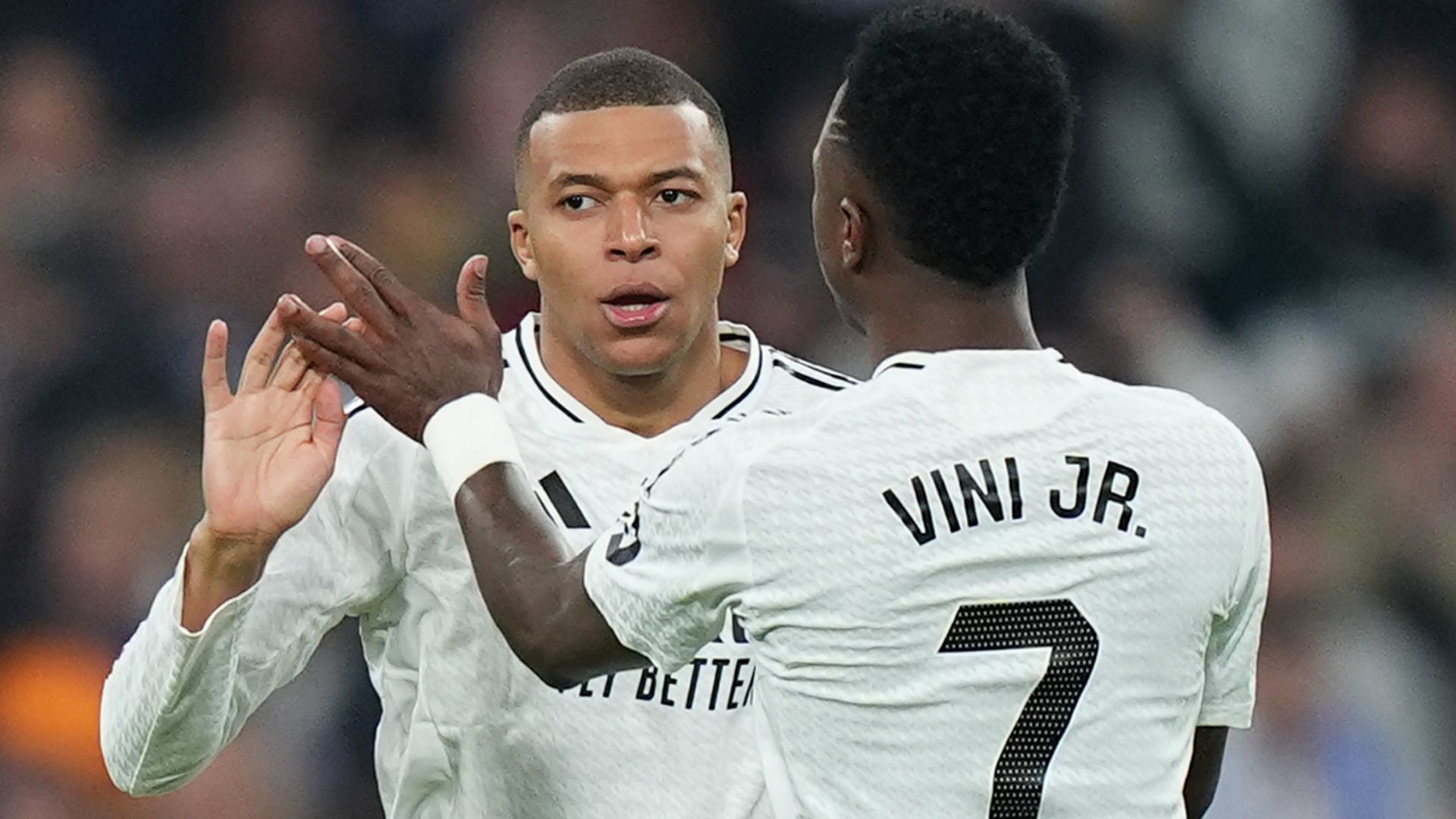 Kylian Mbappe Vinicius Junior Real Madrid 2024-25