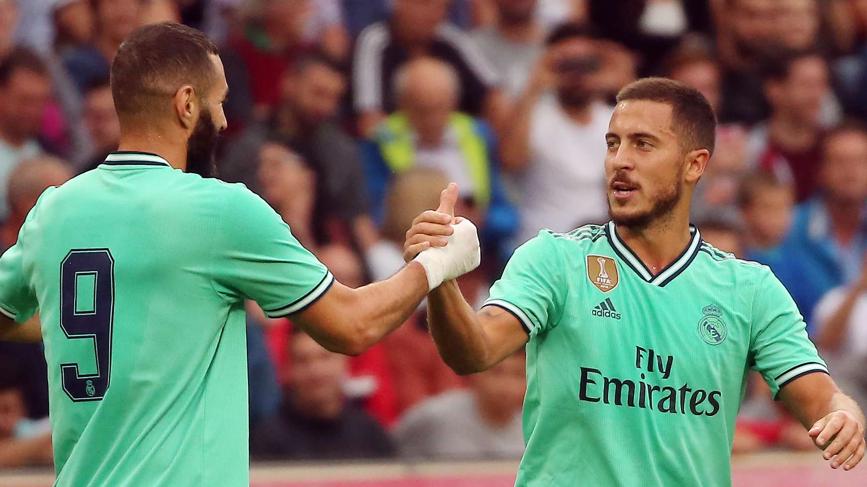 Hazard Benzema Real Madrid Salzburgo