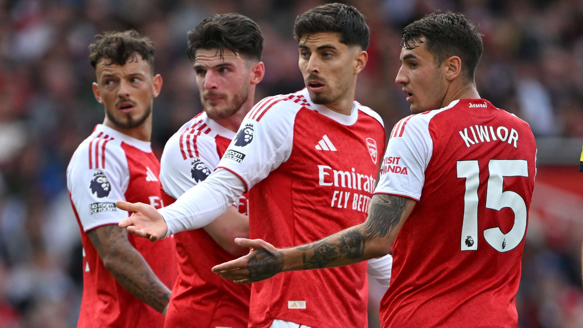 Kai Havertz Declan Rice Arsenal 2025