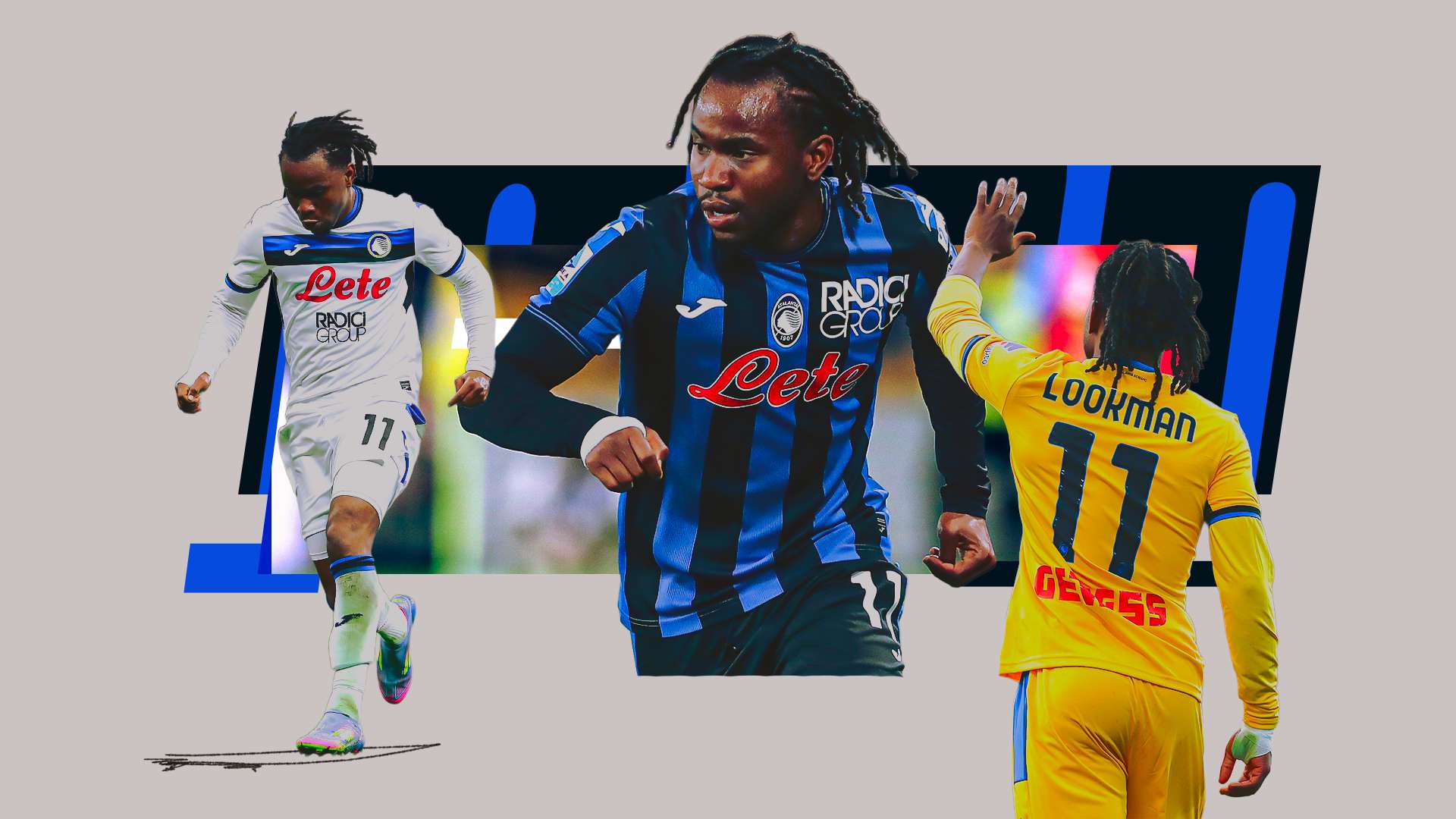 Grafica Lookman nero azzurra 2026