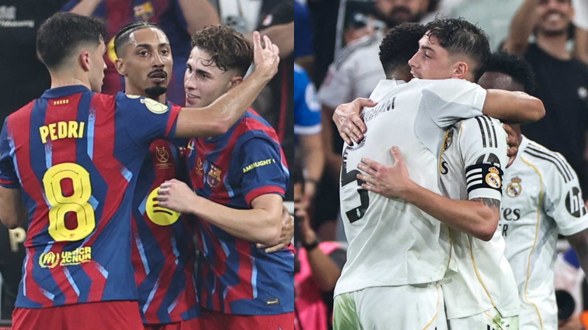 Barça vs Real Madrid en la Supercopa de España