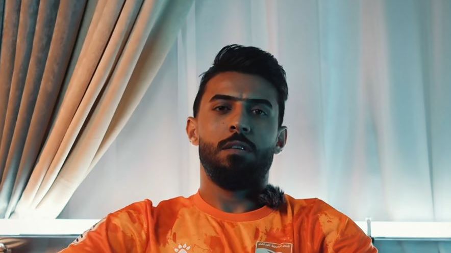 علي محسن لاعبا في الكرمة العراقي