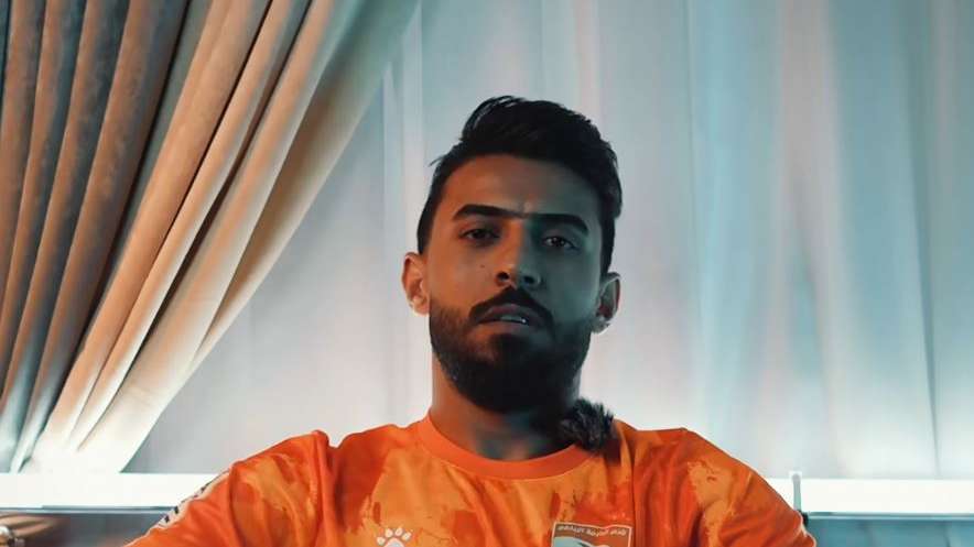 علي محسن لاعبا في الكرمة العراقي