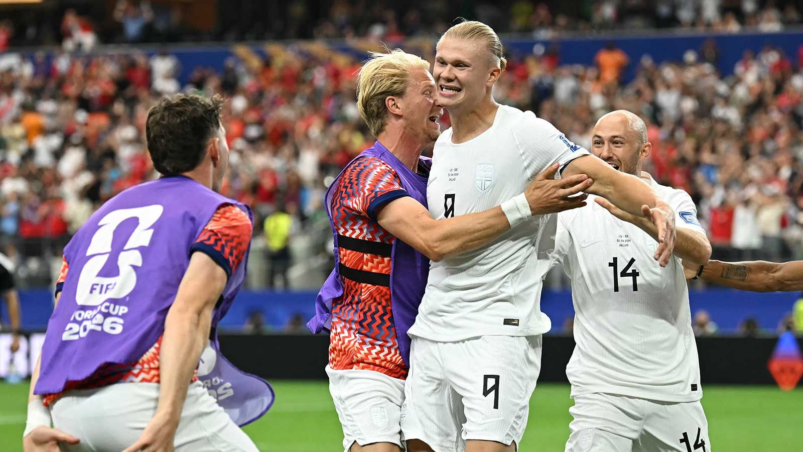 Holland averages more than one goal per game for Norway