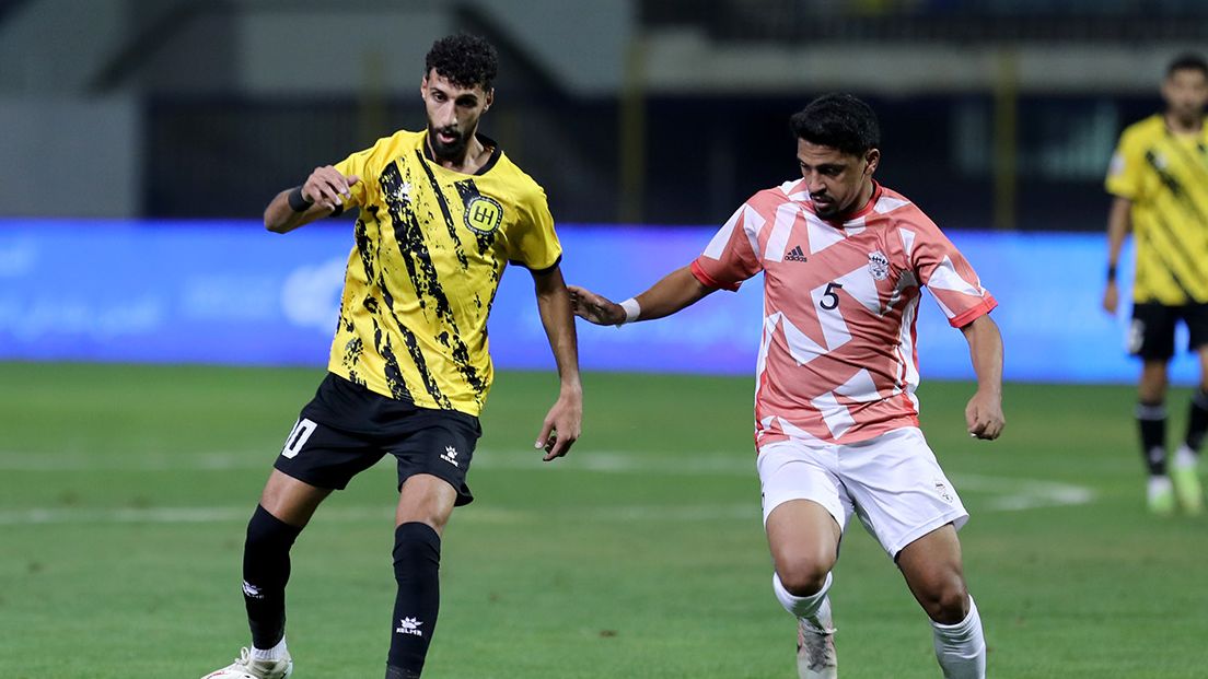 مباراة الحسين إربد والكرمل في كأس الأردن