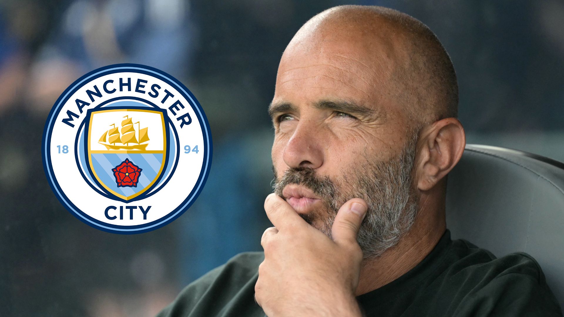 Enzo Maresca Manchester City crest