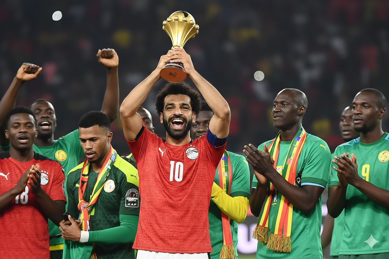 Salah winning afcon AI