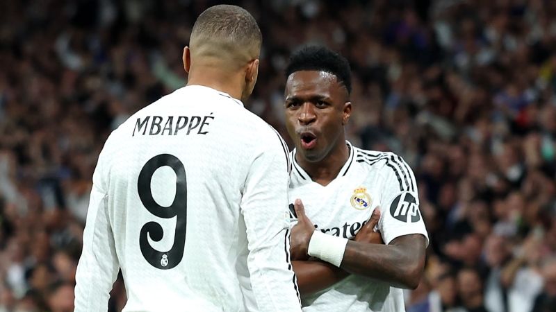 بالأرقام: فينيسيوس خلف مبابي في سباق خارج الملاعب