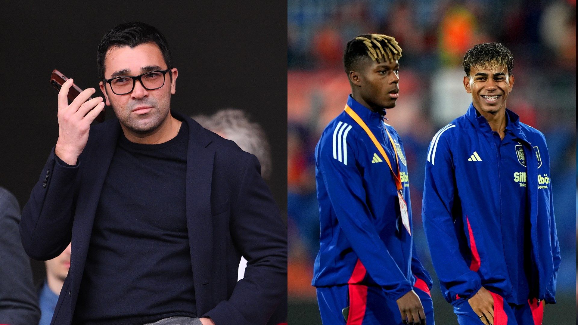 Deco, Nico Williams and Lamine Yamal 