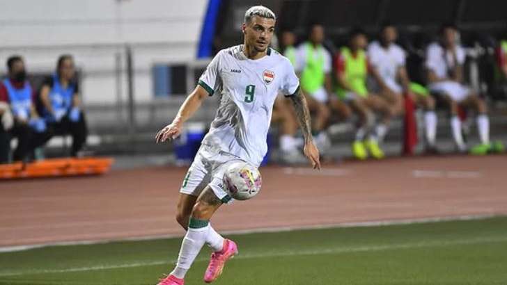 أحمد ياسين مهاجم منتخب العراق