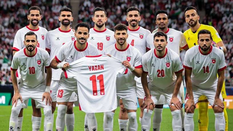 لاعبو منتخب الأردن