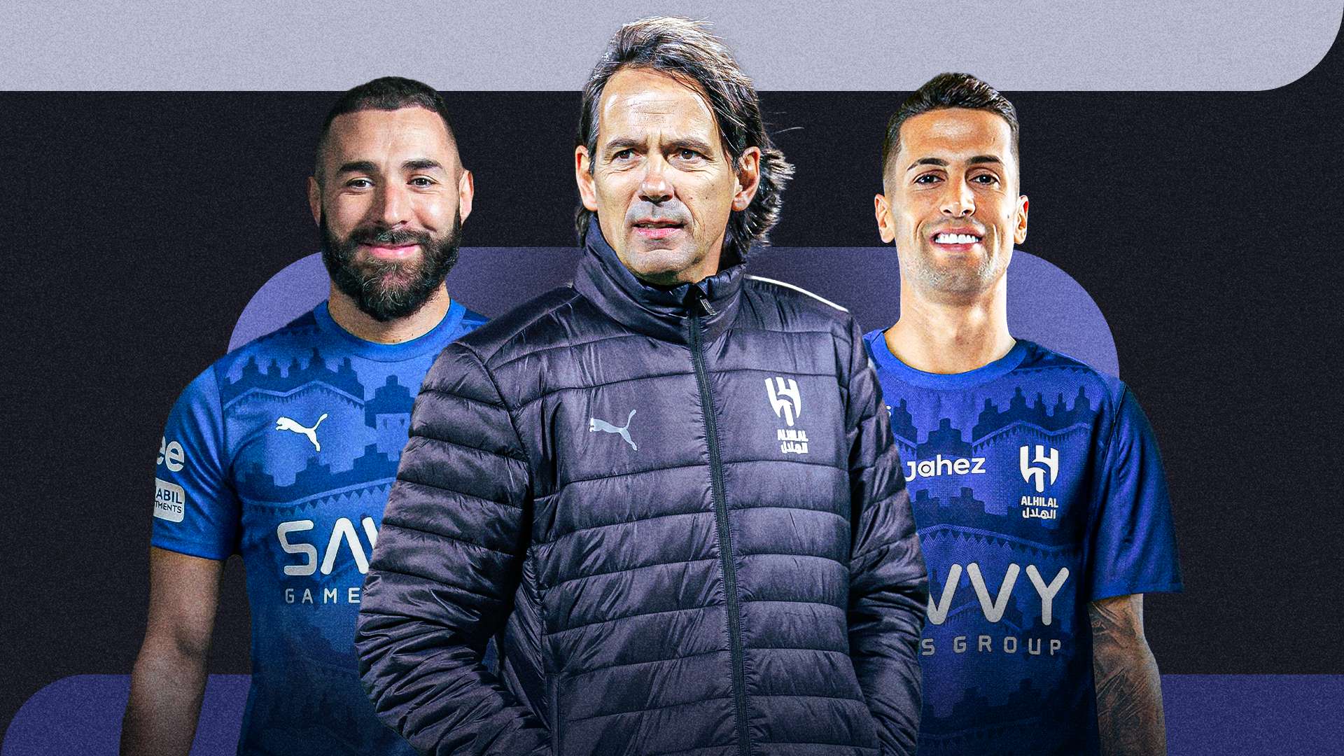 simone inzaghi - joao cancelo - karim benzema - سيموني إنزاجي - جواو كانسيلو - كريم بنزيما