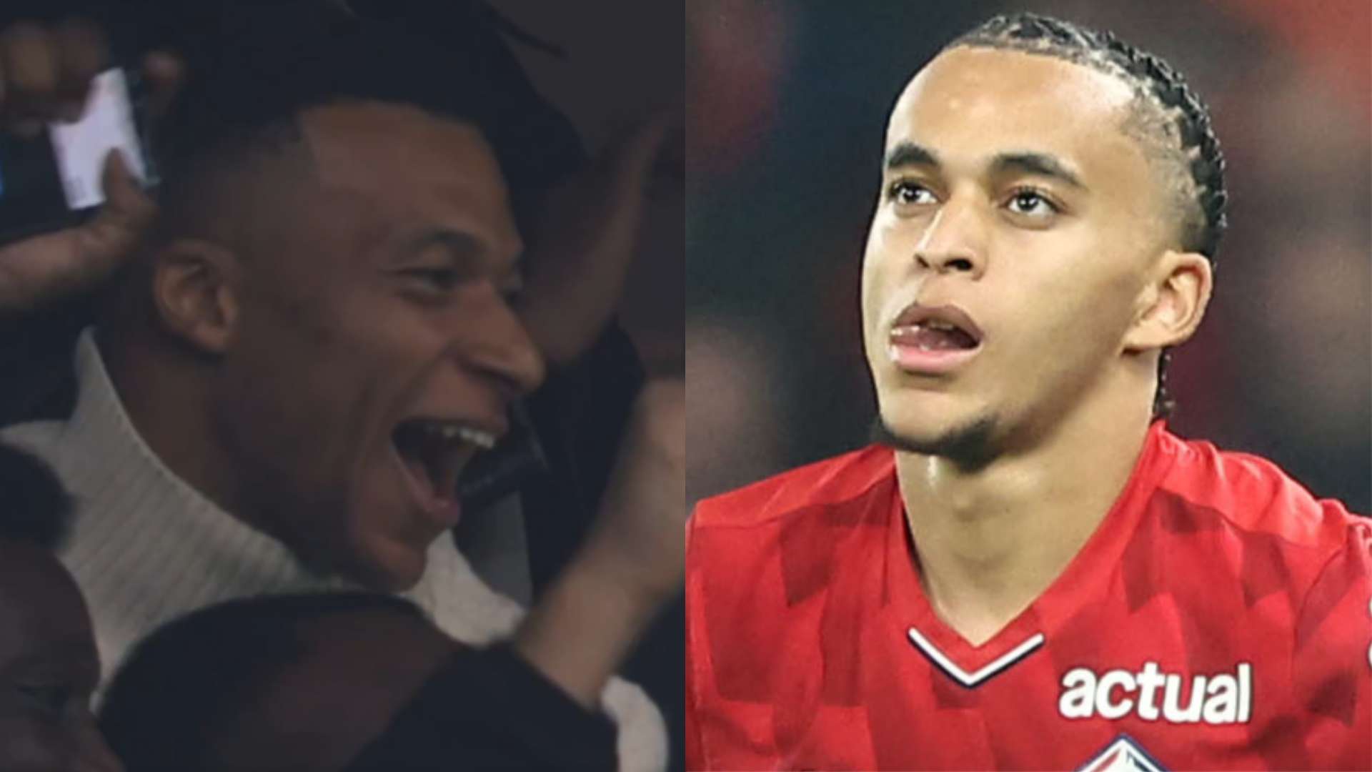 Kylian Mbappe Ethan Mbappe Lille PSG 2025-26