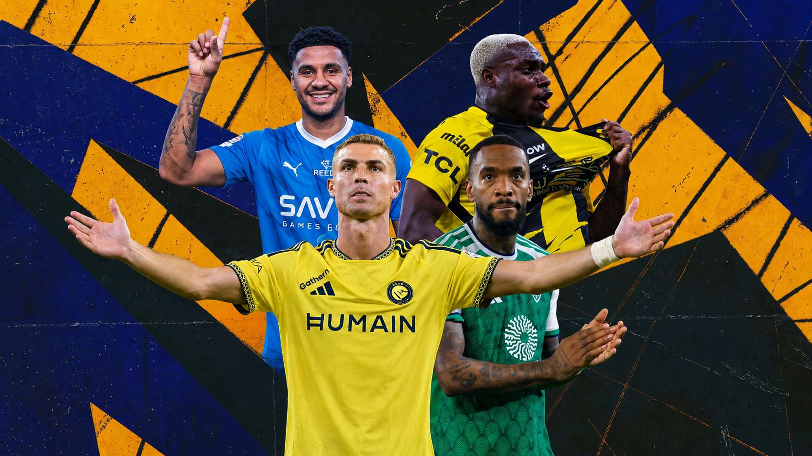 Cristiano Ronaldo - Ivan Toney - Ollie Watkins - George Ilenikhena 