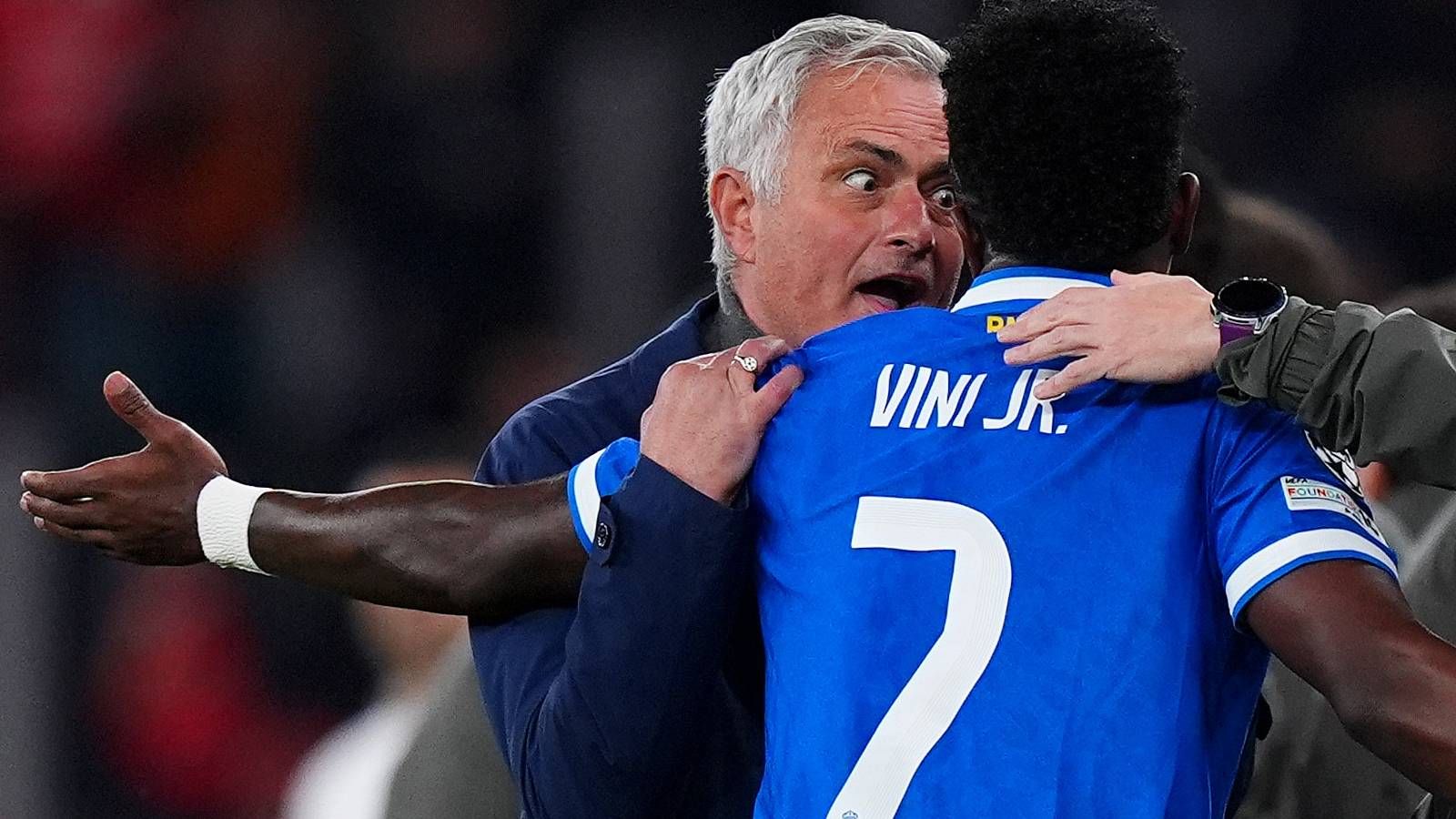 Jose Mourinho & Vinicius Junior