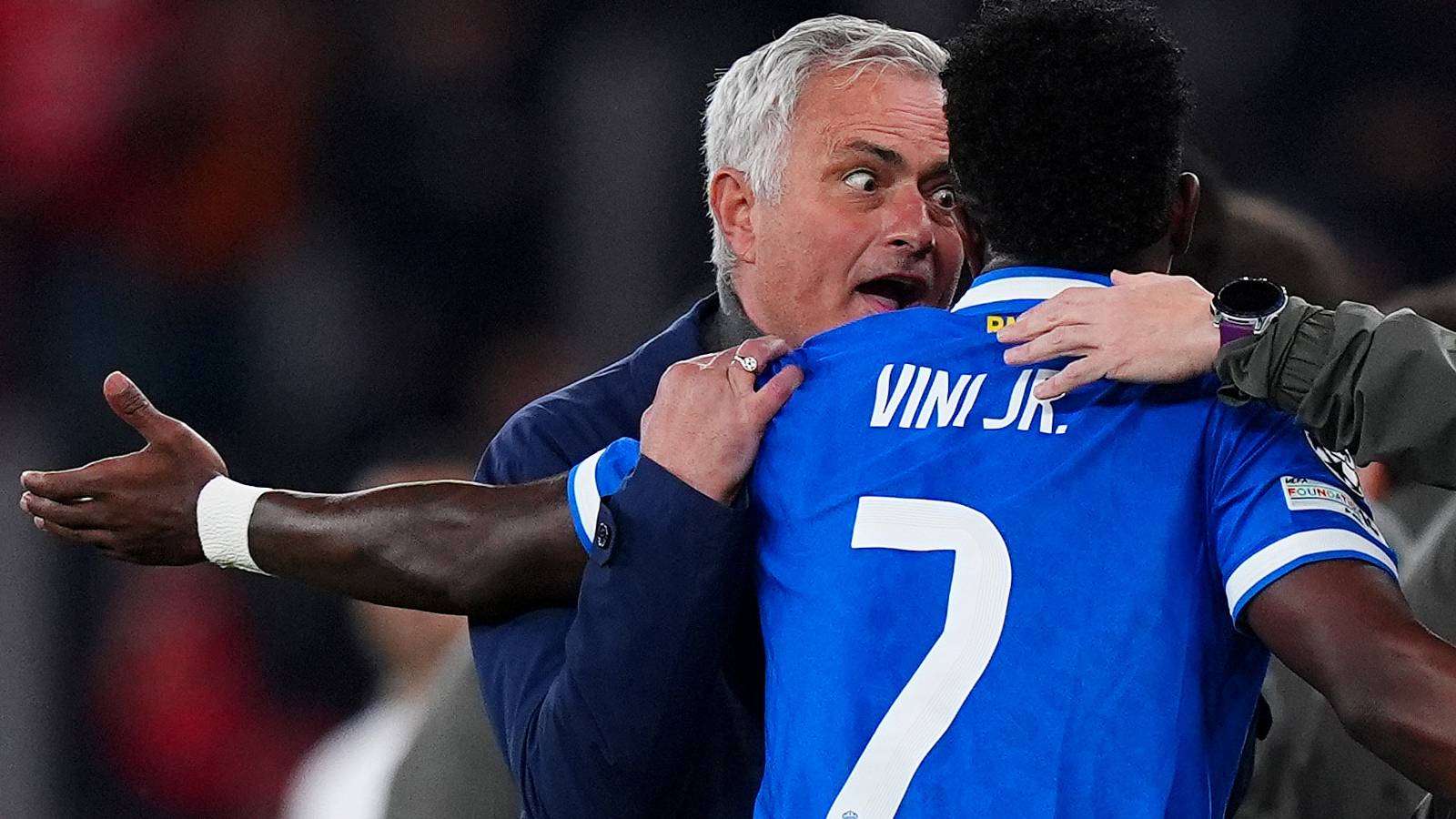 Jose Mourinho & Vinicius Junior