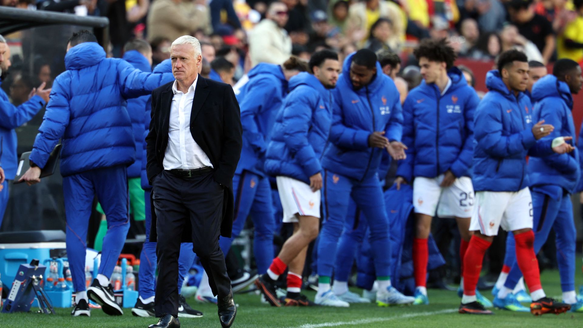 France training in the United States ahead of World Cup