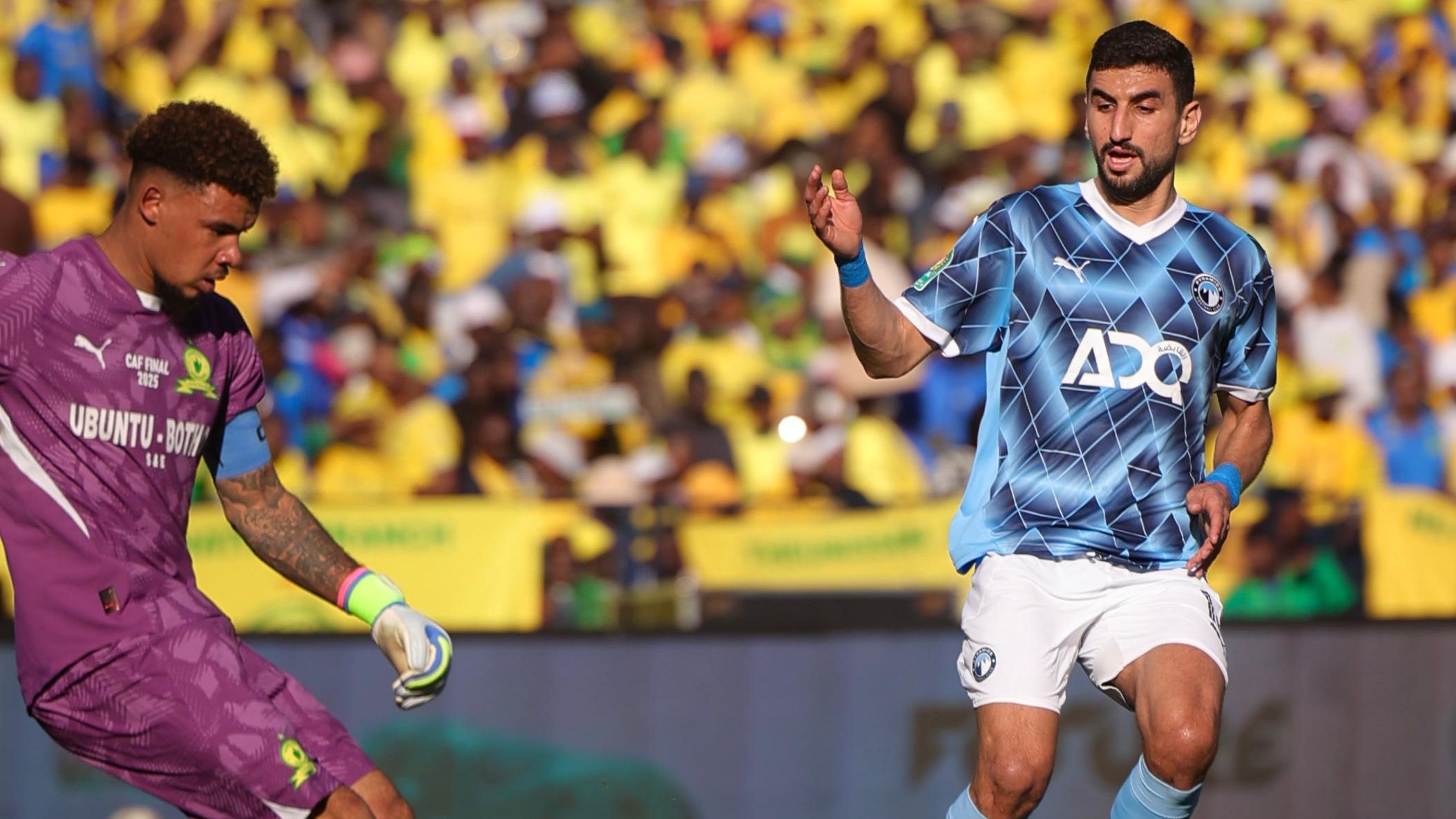 مباراة بيراميدز وصن داونز في نهائي دوري أبطال أفريقيا