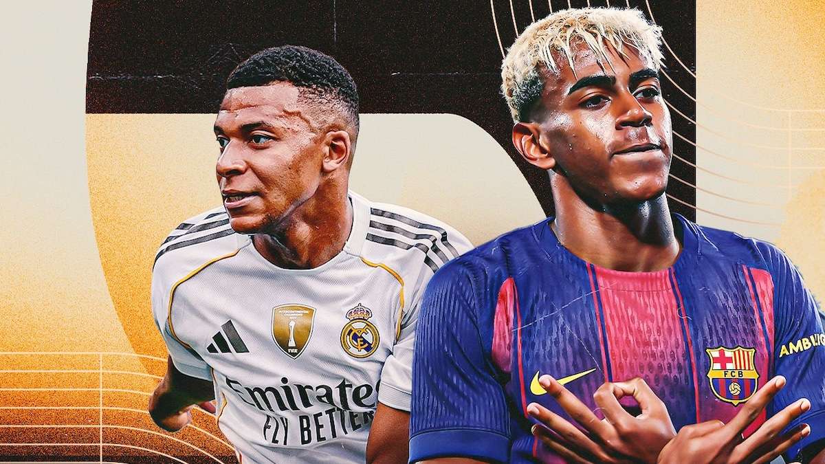 Immagine del Clasico Real Madrid-Barcellona con previsione IA