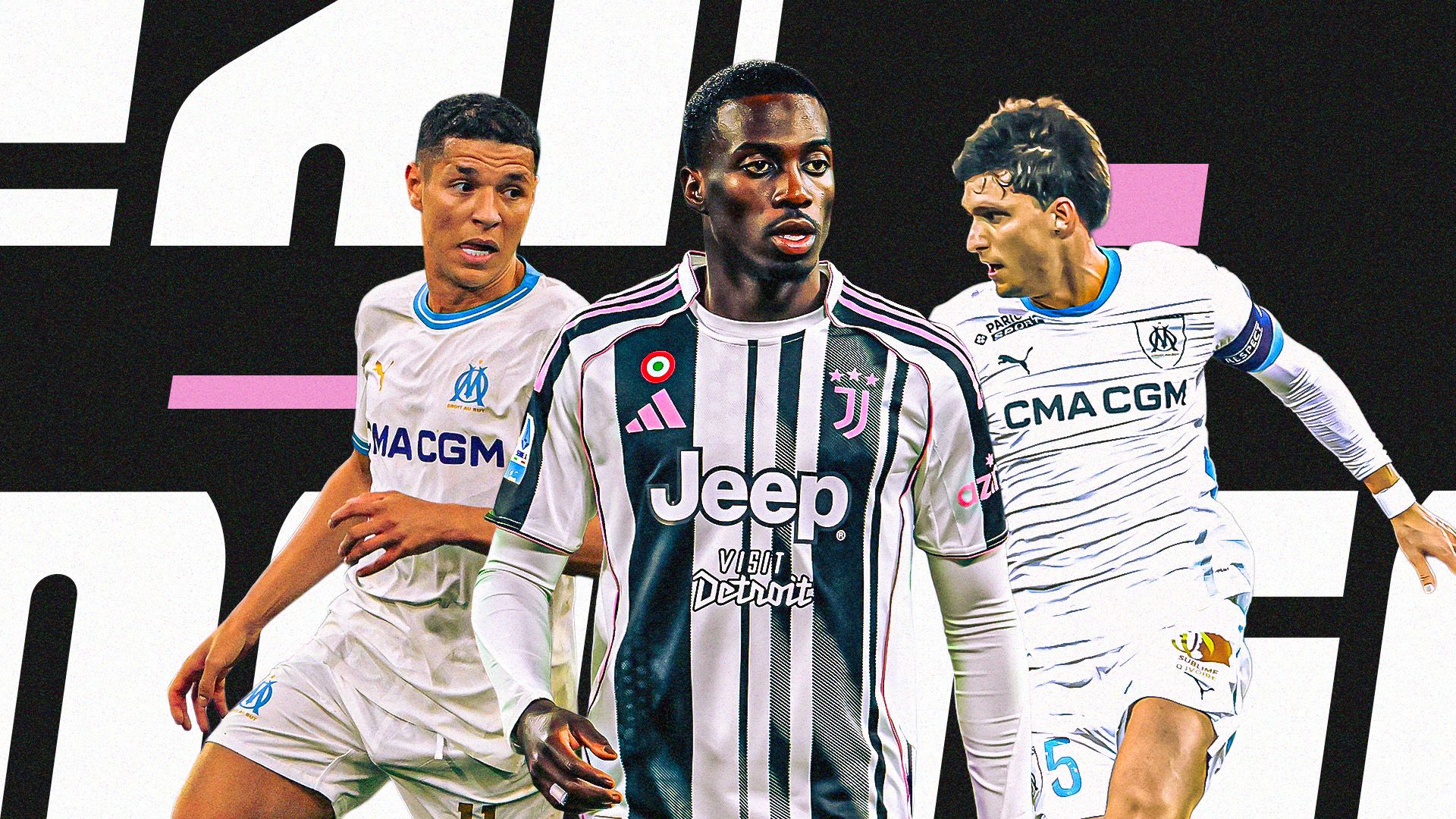 grafica marsiglia juventus weah 2026